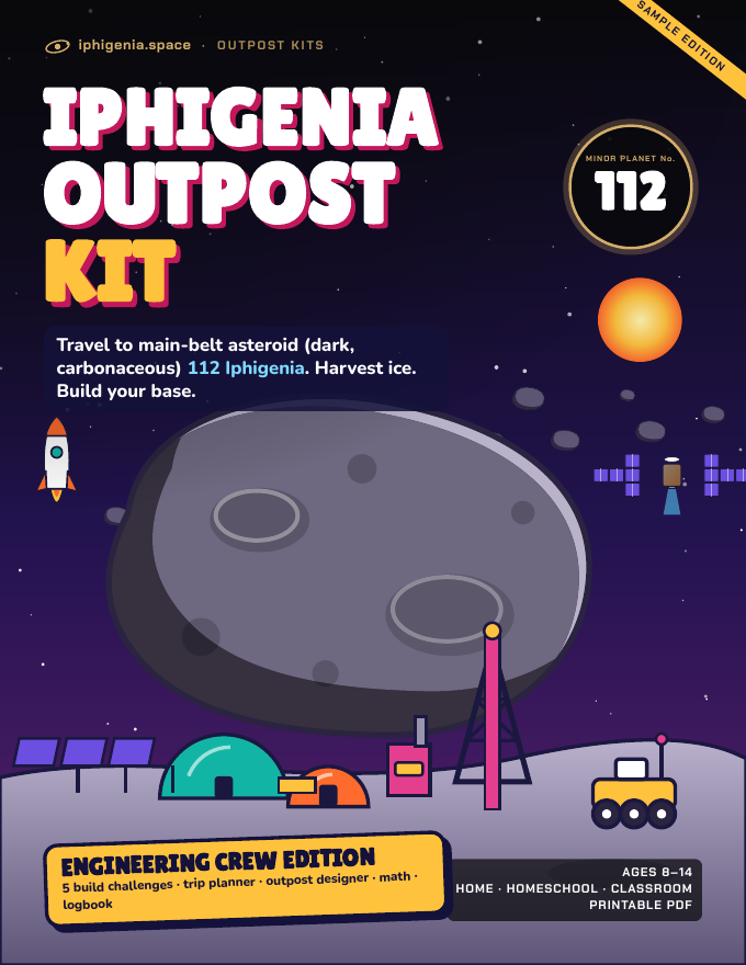 Iphigenia Outpost Kit sample, page cover